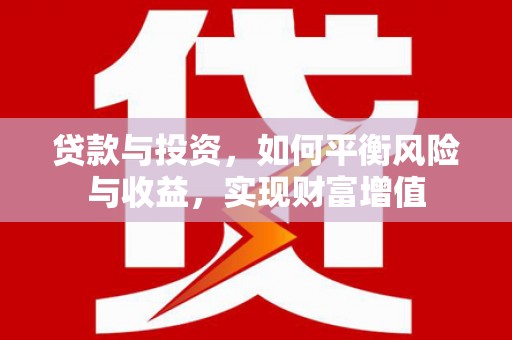 火炬贷款与投资，如何平衡风险与收益，实现财富增值
