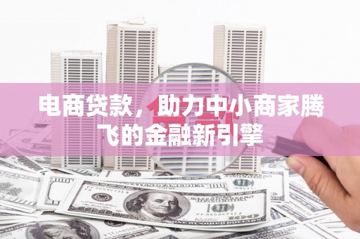 火炬电商贷款，助力中小商家腾飞的金融新引擎