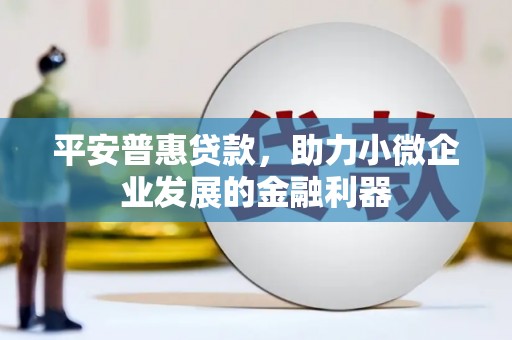 火炬平安普惠贷款，助力小微企业发展的金融利器