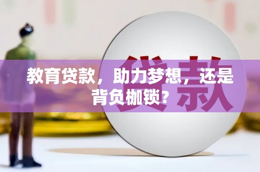 火炬教育贷款，助力梦想，还是背负枷锁？