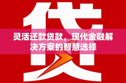 火炬灵活还款贷款，现代金融解决方案的智慧选择