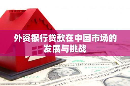 火炬外资银行贷款在中国市场的发展与挑战