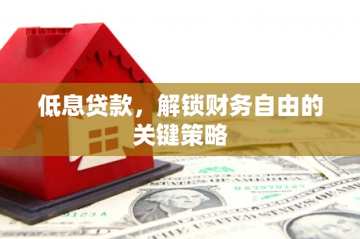 火炬低息贷款，解锁财务自由的关键策略