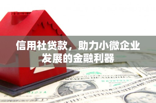 火炬信用社贷款，助力小微企业发展的金融利器