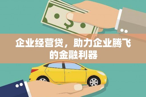 火炬企业经营贷，助力企业腾飞的金融利器