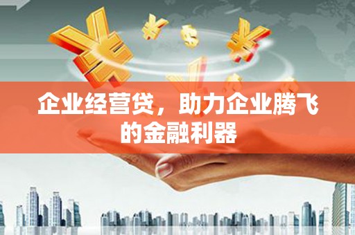 火炬企业经营贷，助力企业腾飞的金融利器