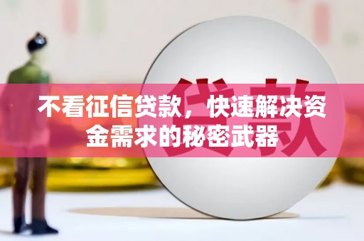 火炬不看征信贷款，快速解决资金需求的秘密武器
