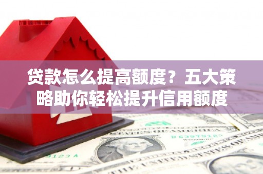 火炬贷款怎么提高额度？五大策略助你轻松提升信用额度