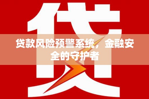 火炬贷款风险预警系统，金融安全的守护者