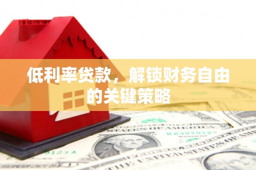 火炬低利率贷款，解锁财务自由的关键策略