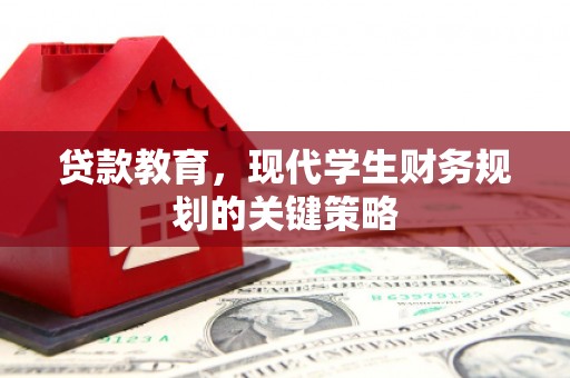 火炬贷款教育，现代学生财务规划的关键策略