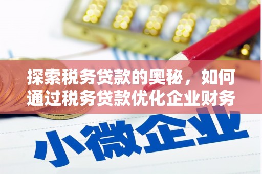 火炬探索税务贷款的奥秘，如何通过税务贷款优化企业财务