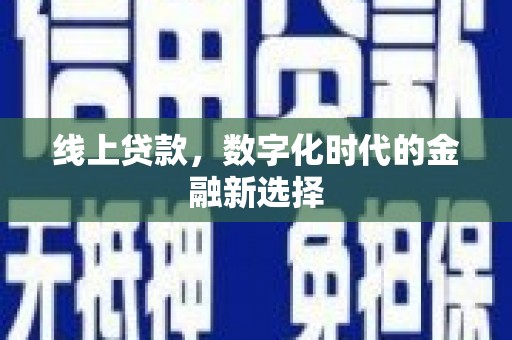 火炬线上贷款，数字化时代的金融新选择