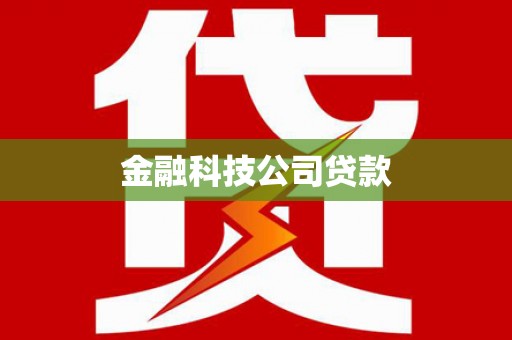 火炬金融科技公司贷款