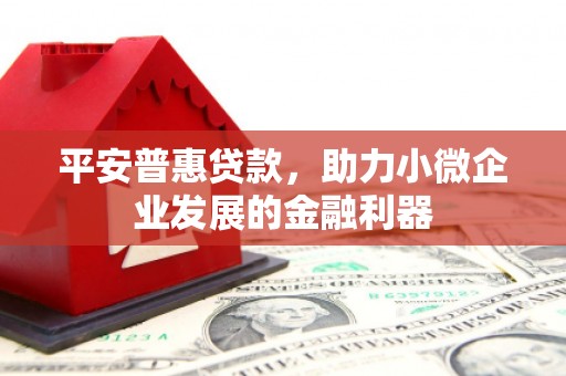 火炬平安普惠贷款，助力小微企业发展的金融利器